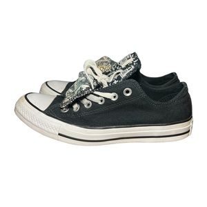 Double Tongue Converse Chuck Taylors All Stars, Sz 8